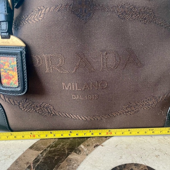Prada Canapa Canvas Tote. - Picture 15 of 16